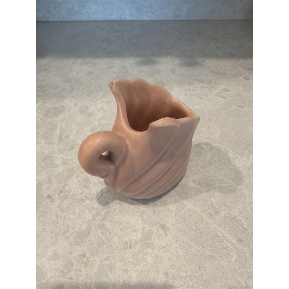 Small Pink Swan, MCM Planter/vase.